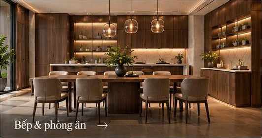 Bếp & phòng ăn - Quinro Craft
