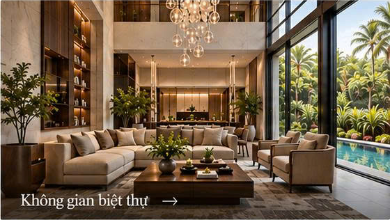 Không gian biệt thự - Quinro Craft