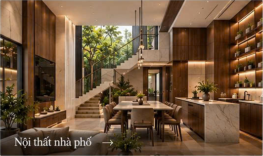 Nội thất nhà phố - Quinro Craft